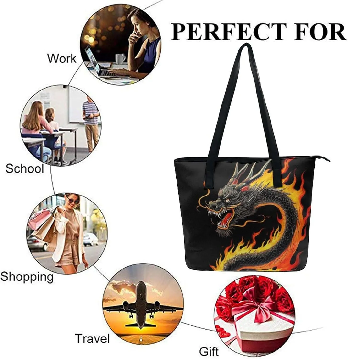 Womens Tote Laptop Bag Stylish Work Bag Travel Purse