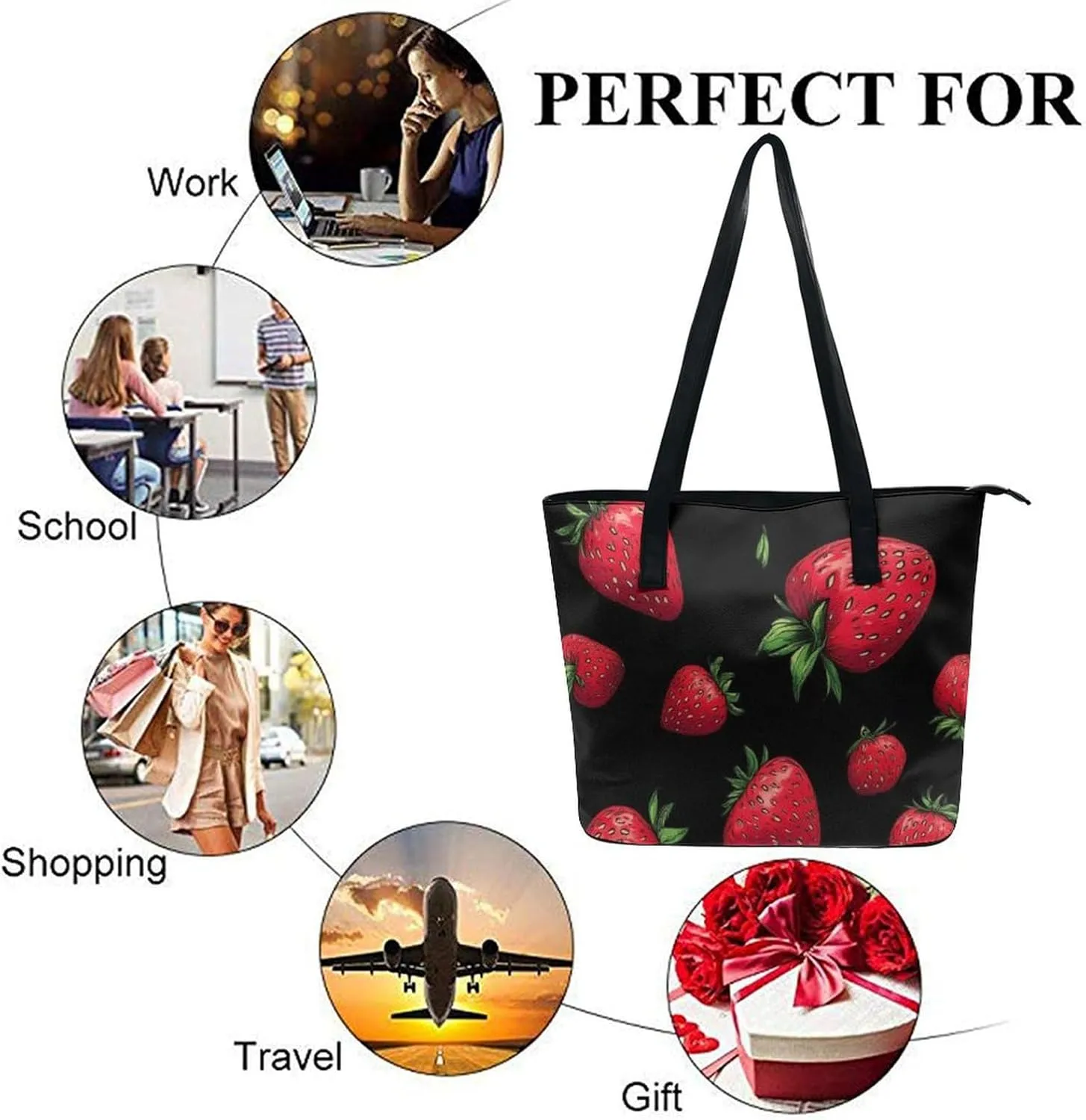 Womens Tote Laptop Bag Stylish Work Bag Travel Purse