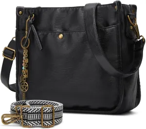 Worldlyda Crossbody Bags for Women Soft Trendy Vegan Leather Shoulder Handbags and Purses for Women Tote Hobo Satchel