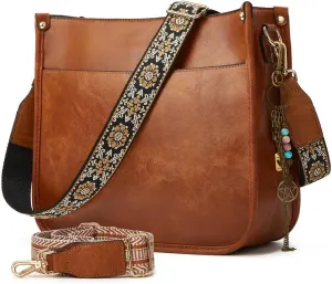 Worldlyda Crossbody Bags for Women Soft Trendy Vegan Leather Shoulder Handbags and Purses for Women Tote Hobo Satchel