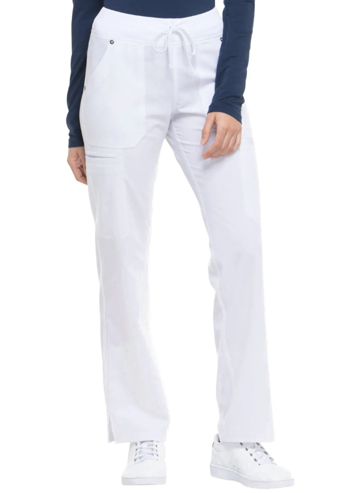 Xtreme Stretch - Mid Rise Rib Knit Waistband Pant