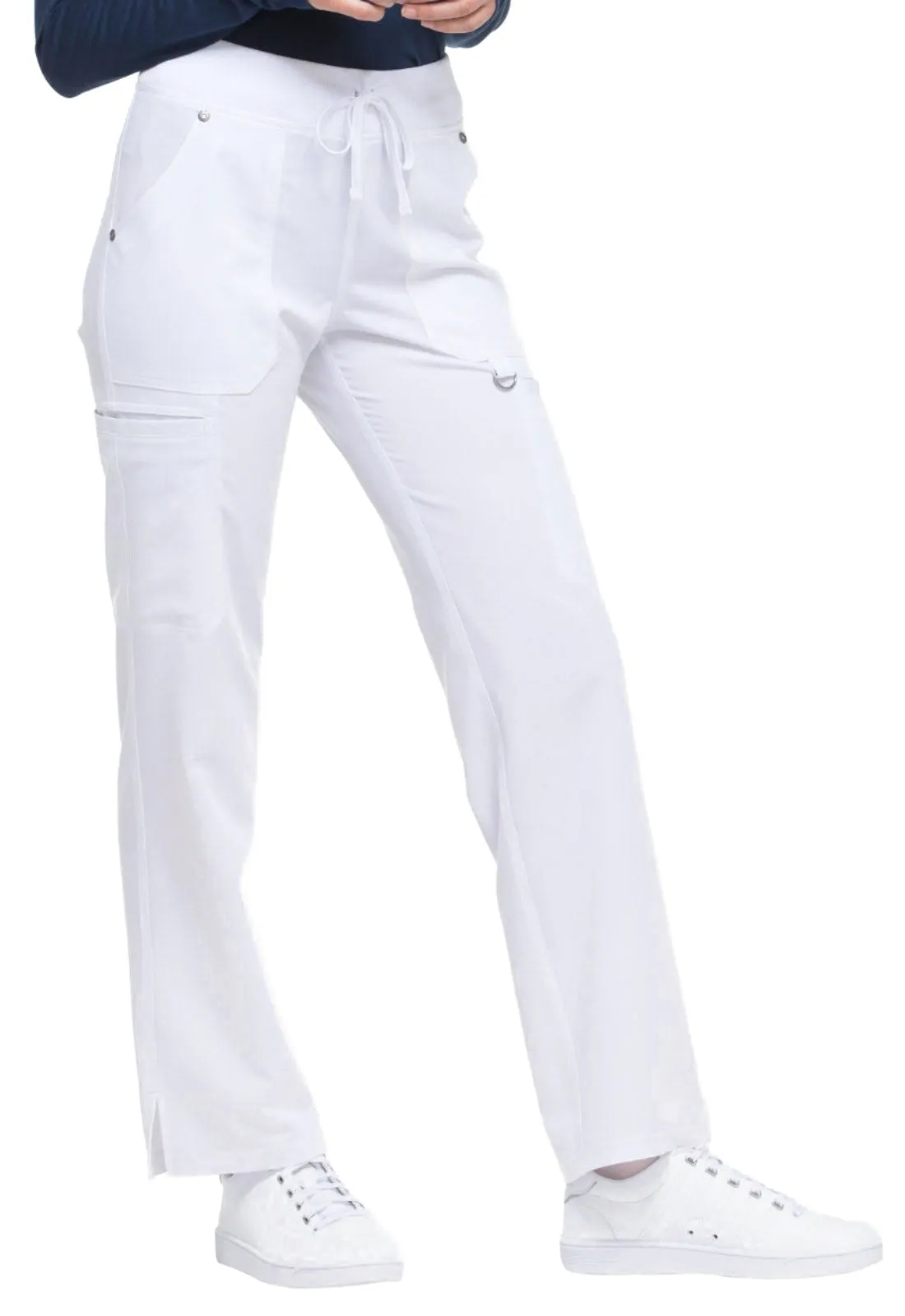 Xtreme Stretch - Mid Rise Rib Knit Waistband Pant