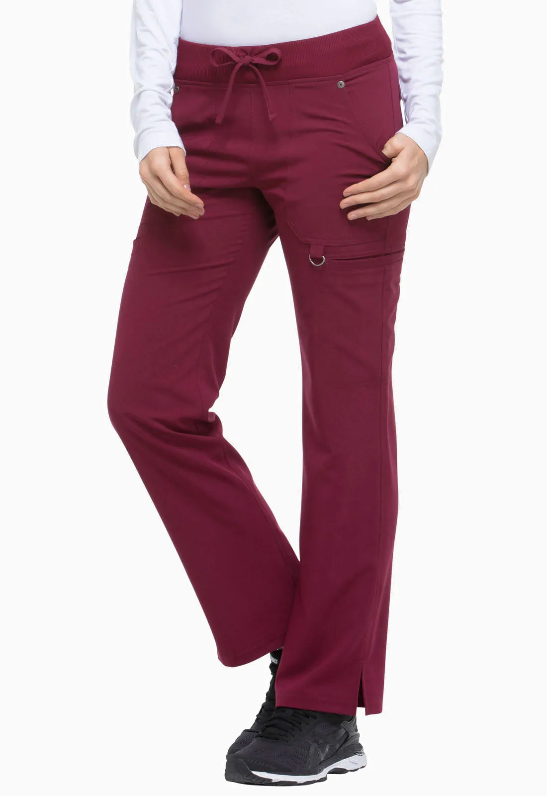 Xtreme Stretch - Mid Rise Rib Knit Waistband Pant