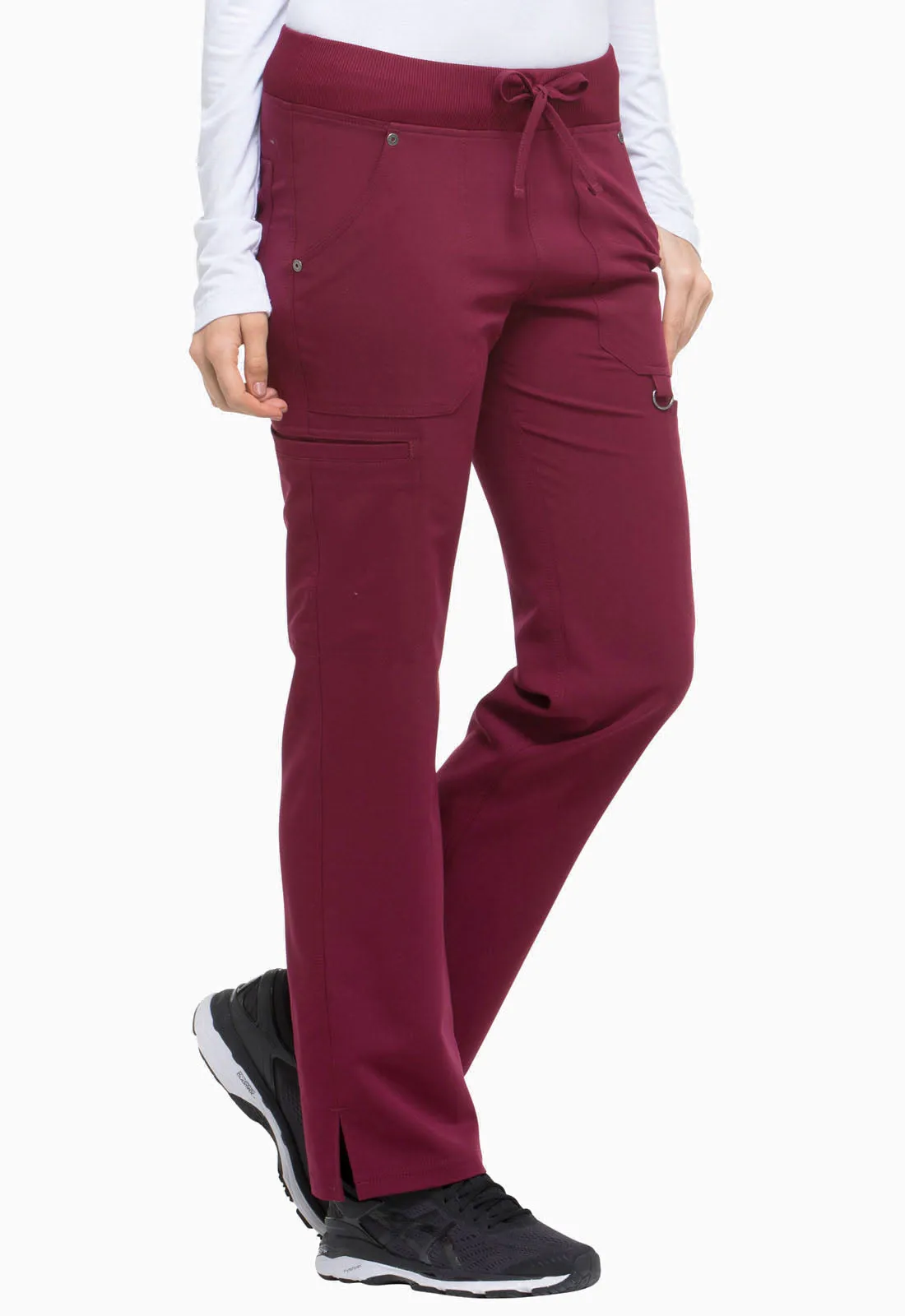 Xtreme Stretch - Mid Rise Rib Knit Waistband Pant