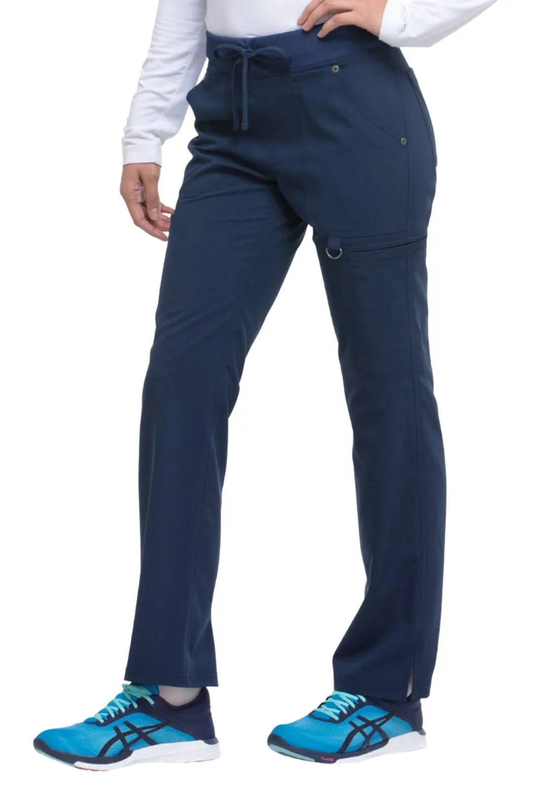Xtreme Stretch - Mid Rise Rib Knit Waistband Pant