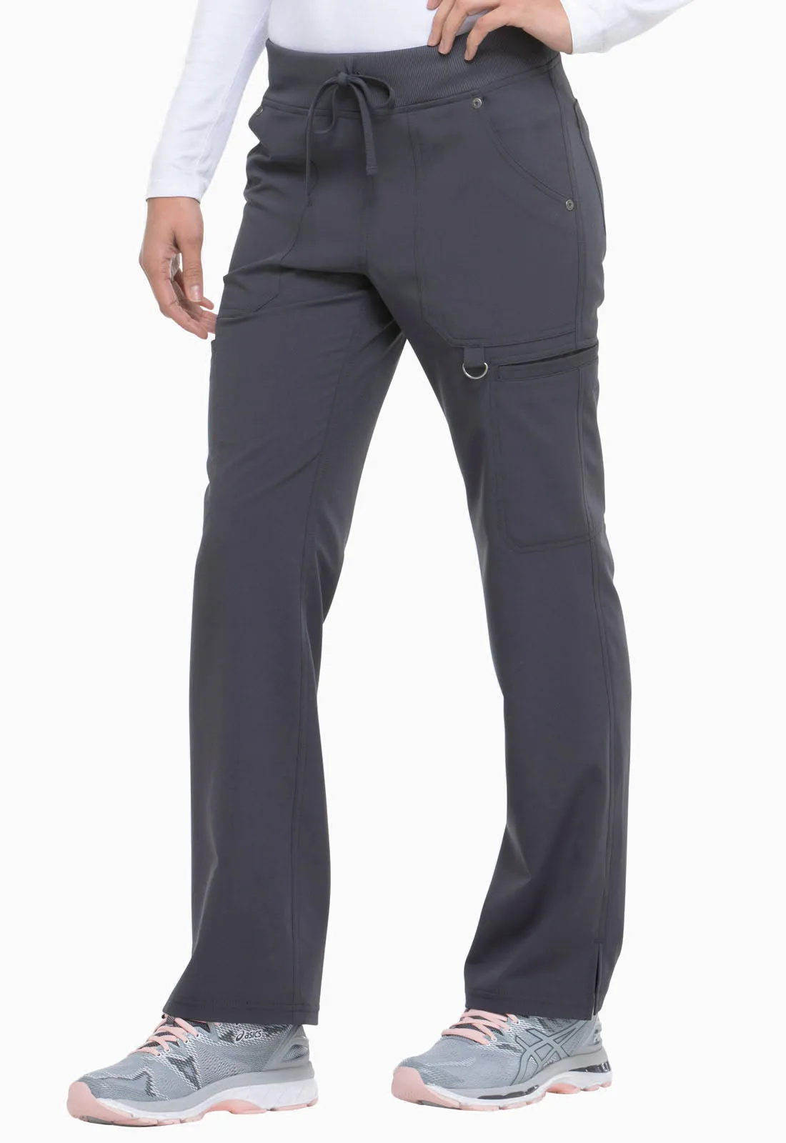 Xtreme Stretch - Mid Rise Rib Knit Waistband Pant