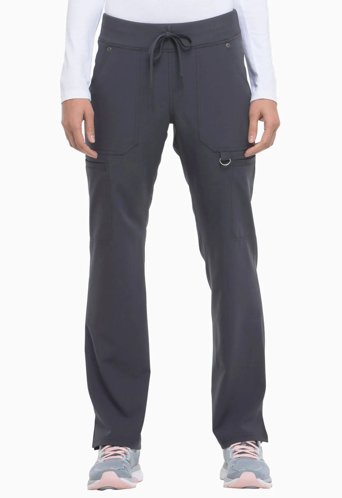 Xtreme Stretch - Mid Rise Rib Knit Waistband Pant