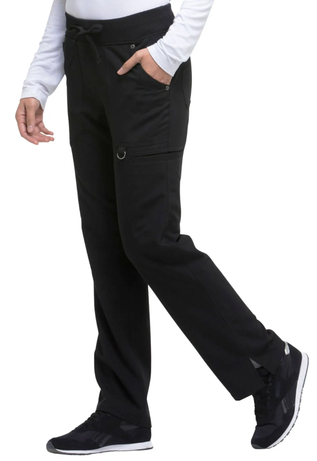 Xtreme Stretch - Mid Rise Rib Knit Waistband Pant