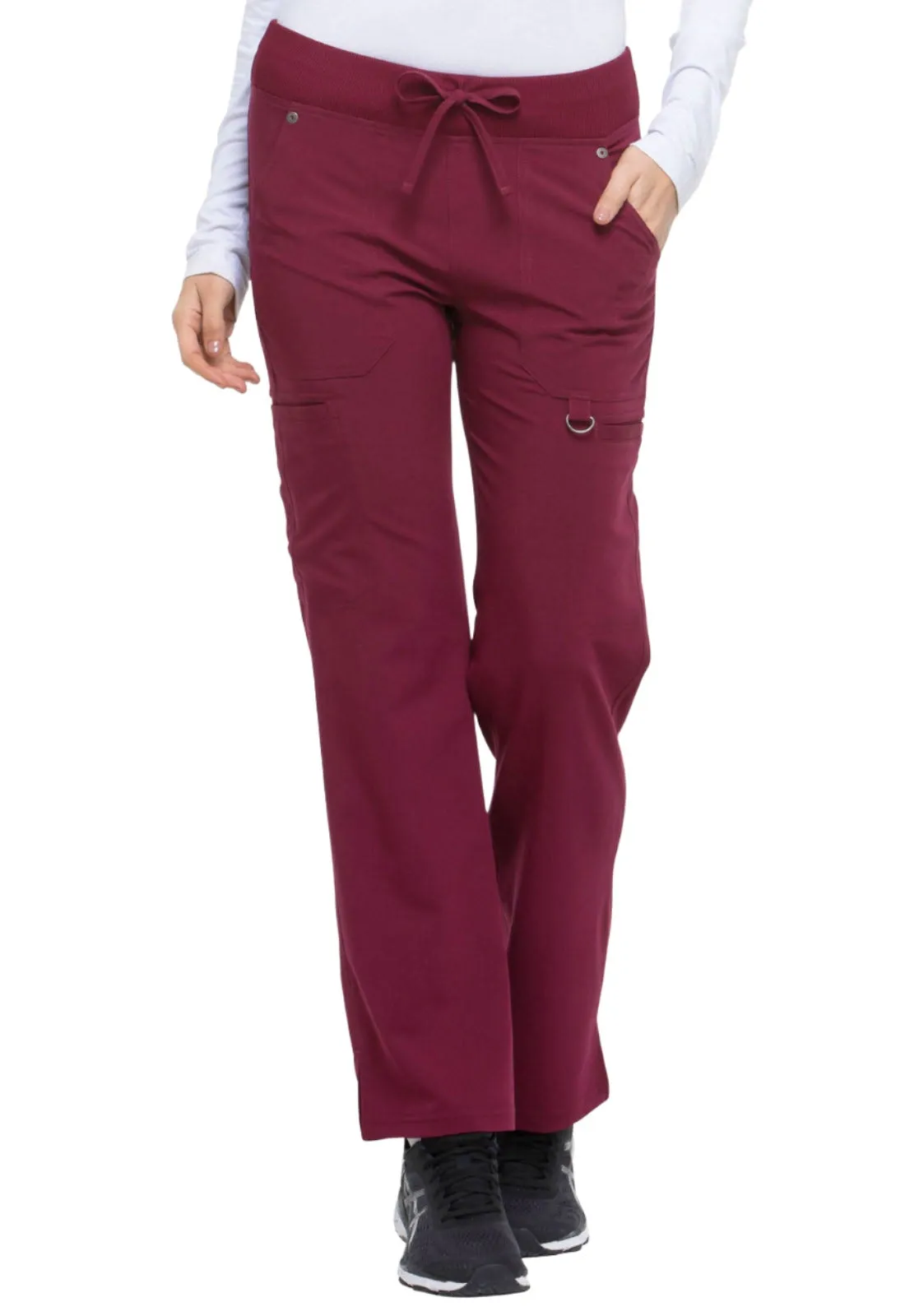 Xtreme Stretch - Mid Rise Rib Knit Waistband Pant