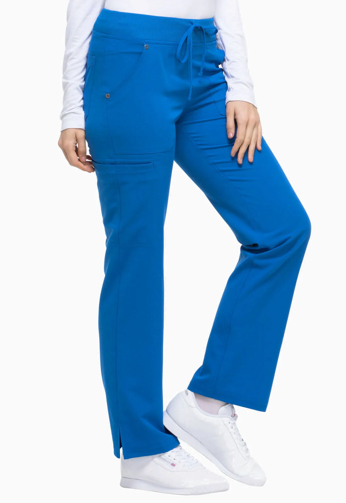 Xtreme Stretch - Mid Rise Rib Knit Waistband Pant
