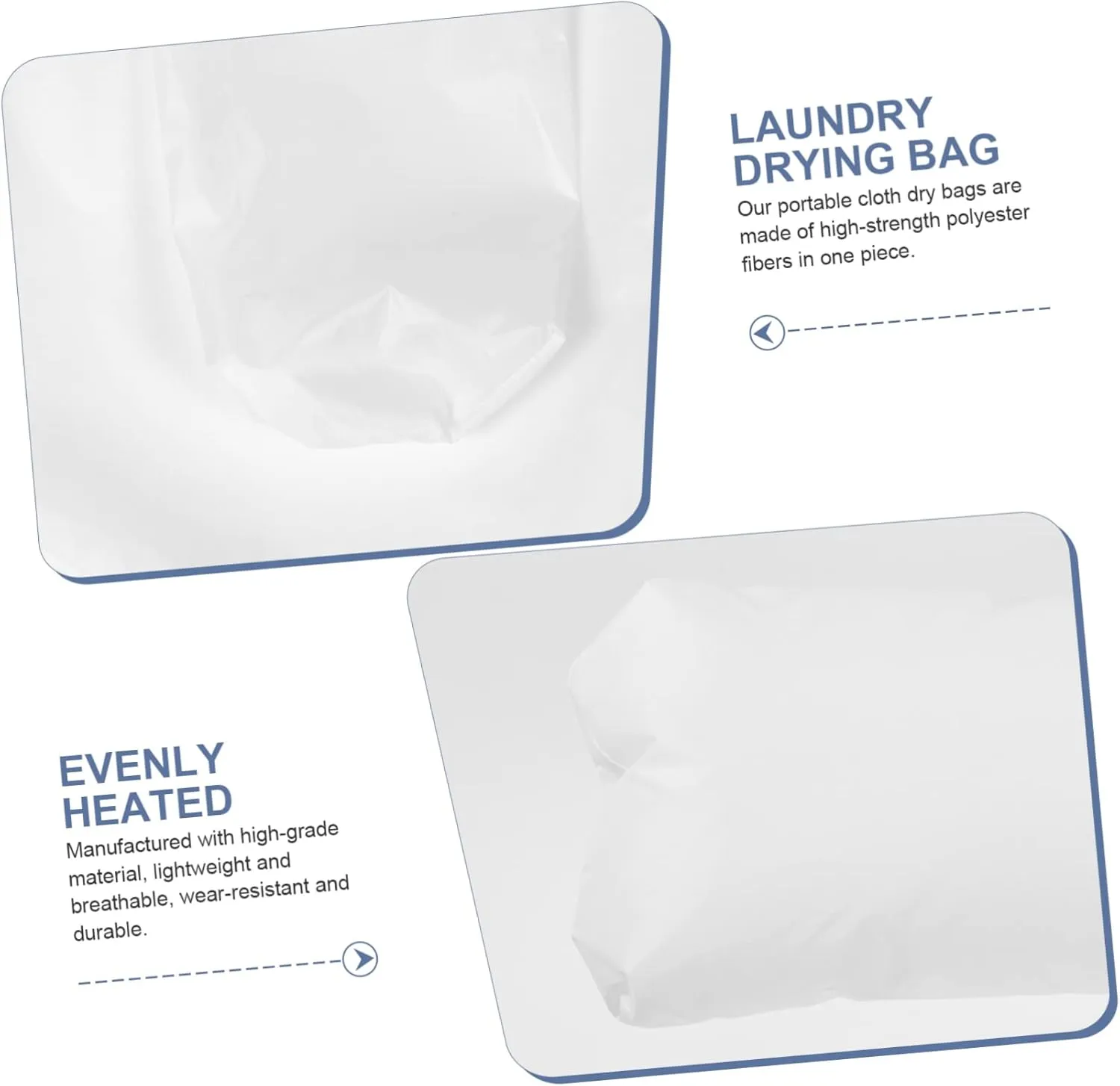 Zerodeko 2pcs Dryer Bag for Jackets Travel Use Clothes Dryer Bags Quick Drying for Foldable Lightweight Prevent Wrinkles