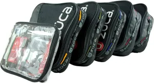 ZUCA Pro-Black Standard Packing Utility Pouch Set - Durable, Spacious CosmeticStorage Solution, Clear TSA Approved Toiletry Bag For Travel & Professional Use